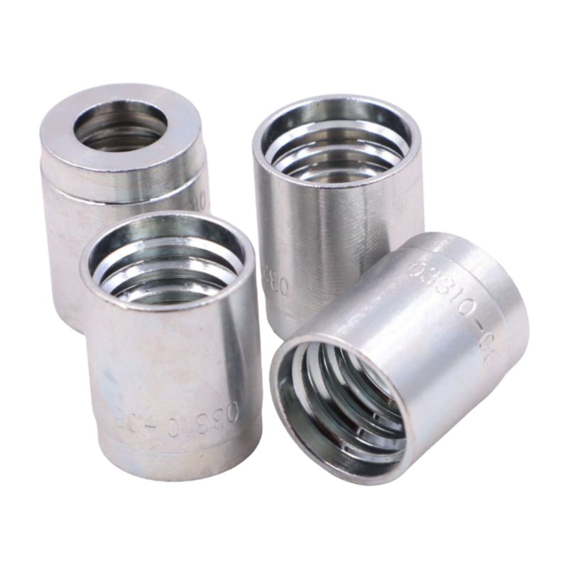 High-Quality Dash08 Carbon Steel Galvanized Ferrule for 2SN Hydraulic Hoses - Durable Hose Fittings