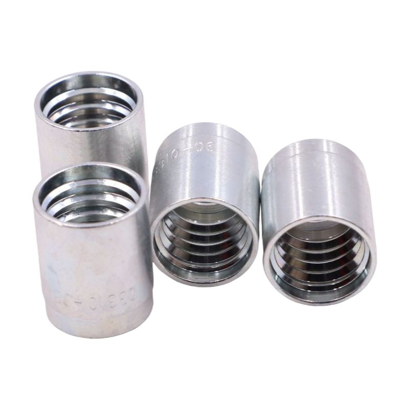High-Quality Dash08 Carbon Steel Galvanized Ferrule for 2SN Hydraulic Hoses - Durable Hose Fittings