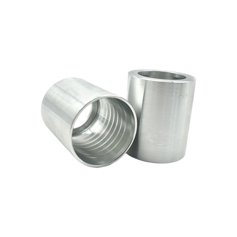 High-Quality Galvanized Brass JIC Iron Metric Carbon Steel Sleeve Cone Raw Rubber Ferrules for Hydraulic Systems