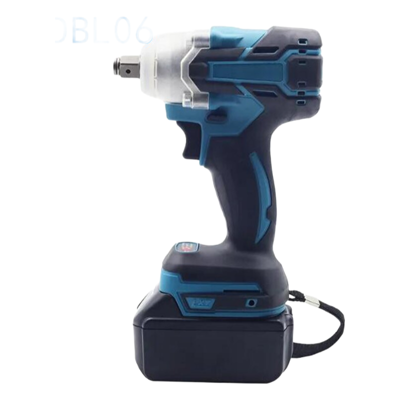 21V Brushless Lithium Electric Impact Wrench - 350N.M Torque 1/2" Square Shaft Power Tool