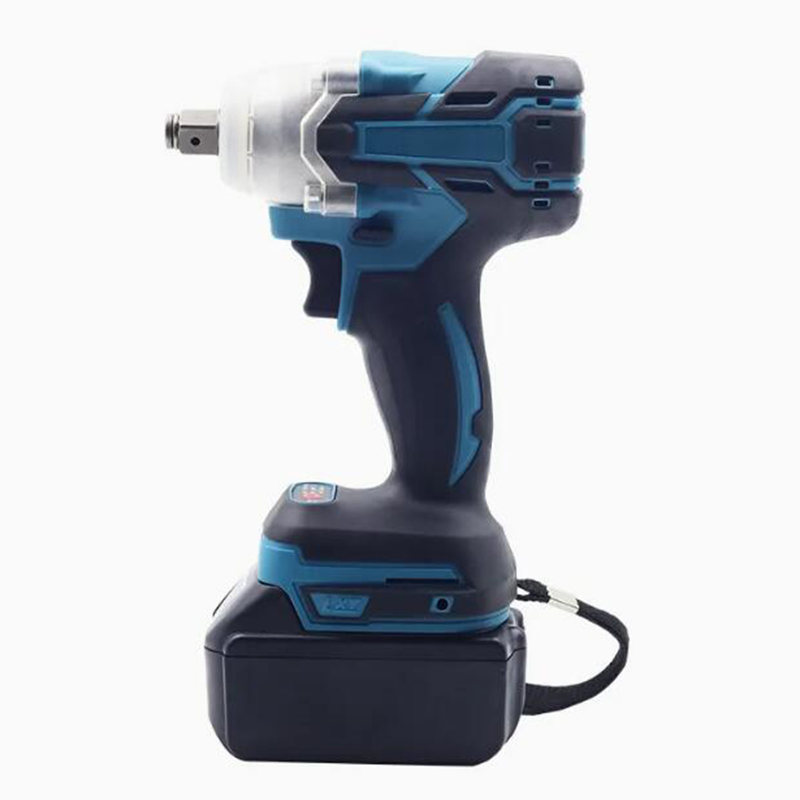 21V Brushless Lithium Electric Impact Wrench - 350N.M Torque 1/2" Square Shaft Power Tool