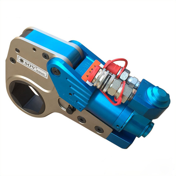 High Precision Hollow Hydraulic Torque Wrench with Electric Pump for Industrial Applications