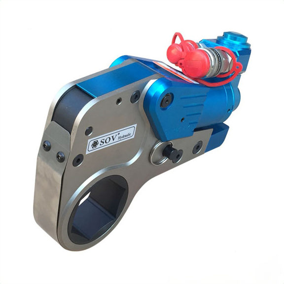 High Precision Hollow Hydraulic Torque Wrench with Electric Pump for Industrial Applications
