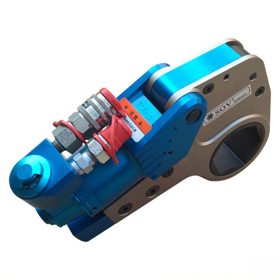 High Precision Hollow Hydraulic Torque Wrench with Electric Pump for Industrial Applications