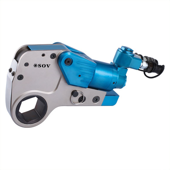 High Precision Hollow Hydraulic Torque Wrench with Electric Pump for Industrial Applications