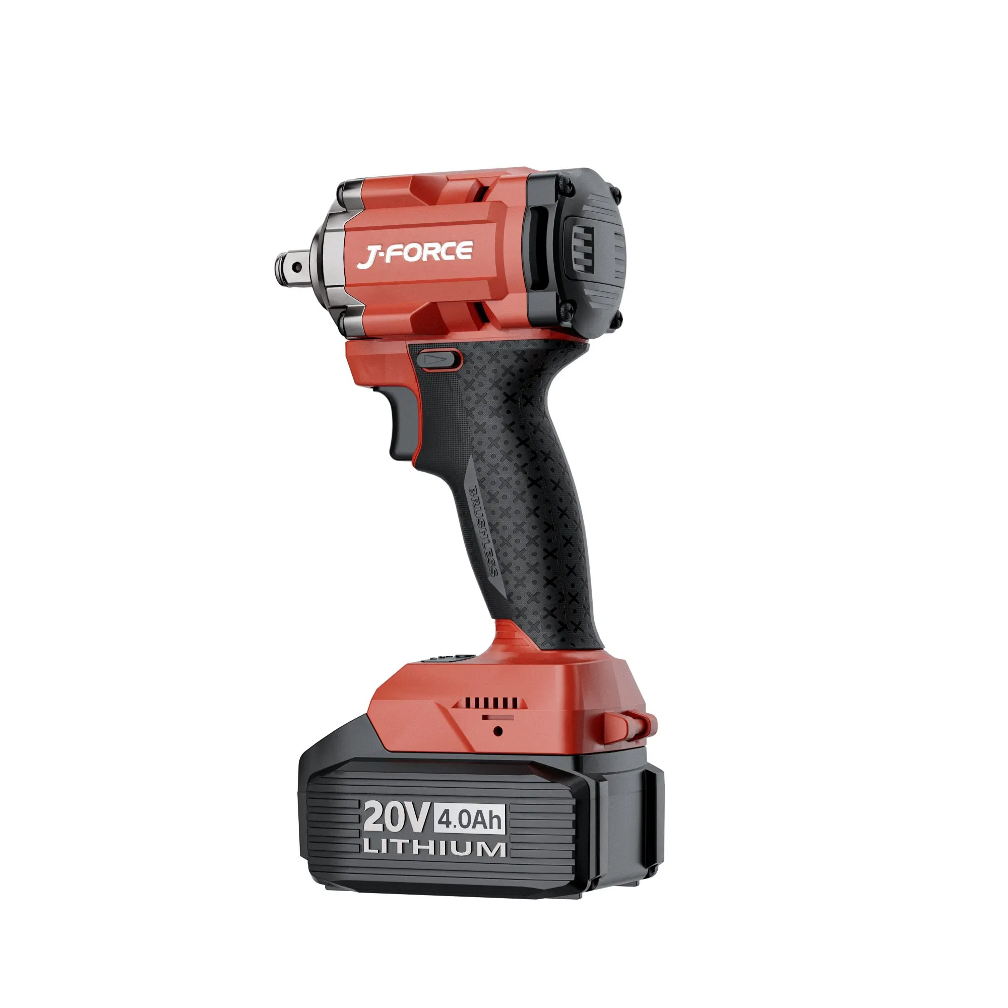 1/2 Inch 20V Cordless Impact Wrench with Lithium Battery for Automotive Repair