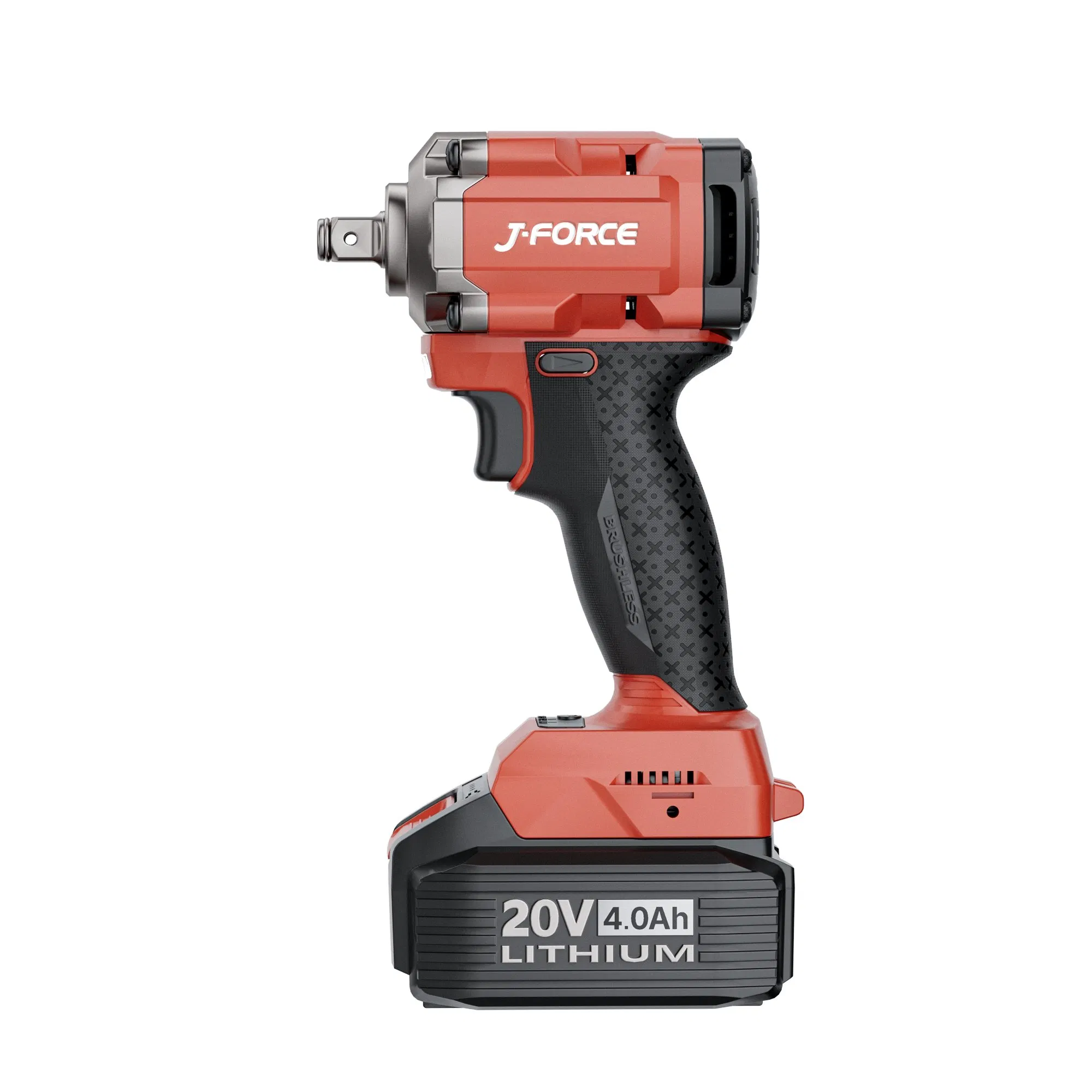 1/2 Inch 20V Cordless Impact Wrench with Lithium Battery for Automotive Repair