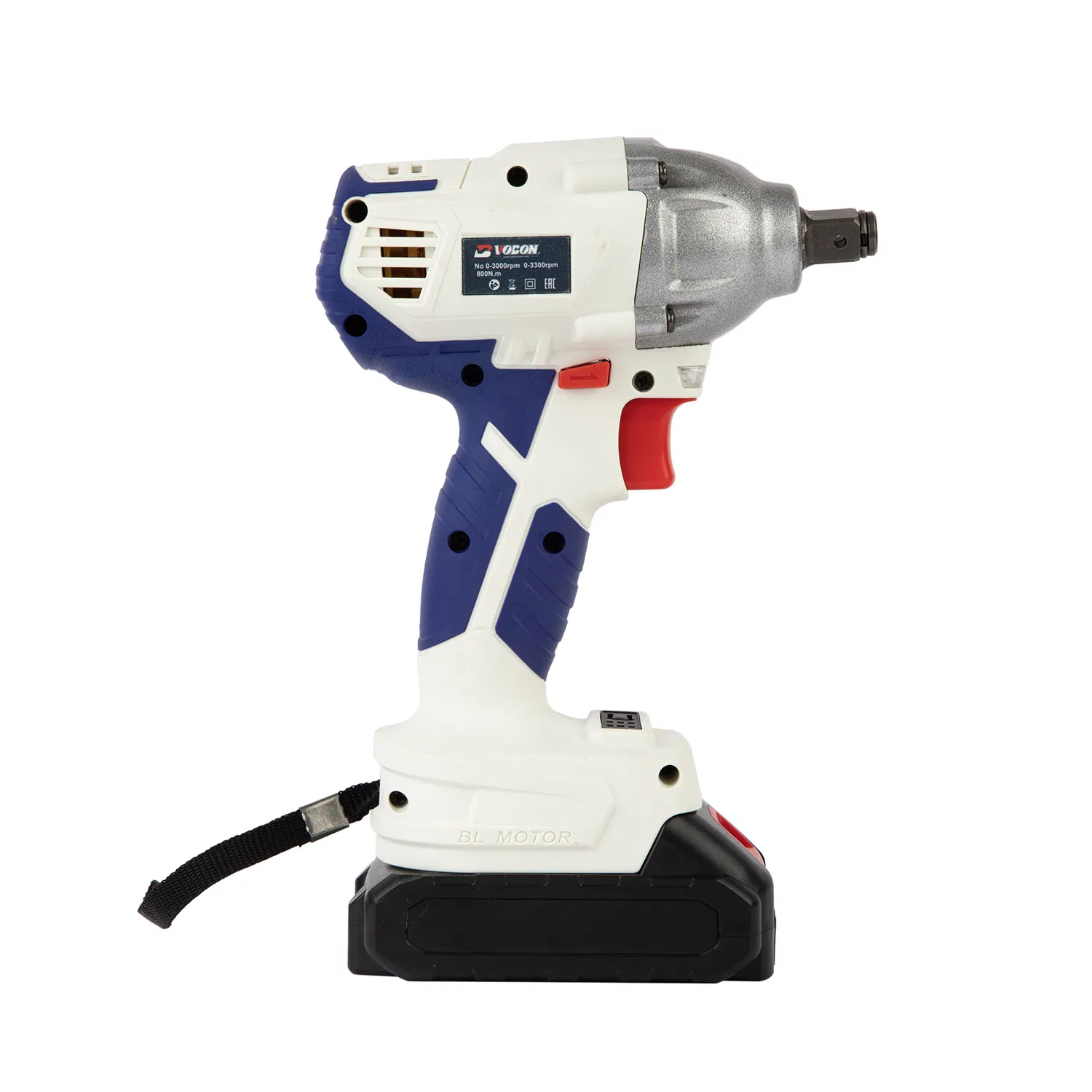 Vobon CW-18D Brushless Cordless Electric Impact Wrench - 18V 360N.m High Torque Power Tool
