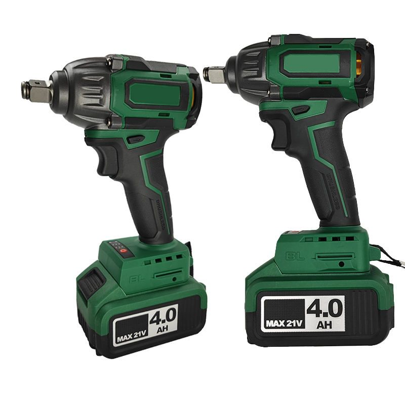 21V Cordless Brushless Impact Wrench - 320N.M Torque Industrial Electric Ratchet Tool