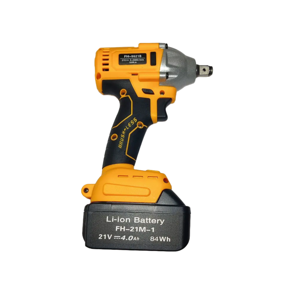 LS 20V High Torque Brushless Cordless Impact Wrench with Lithium-Ion Battery for Professional Use