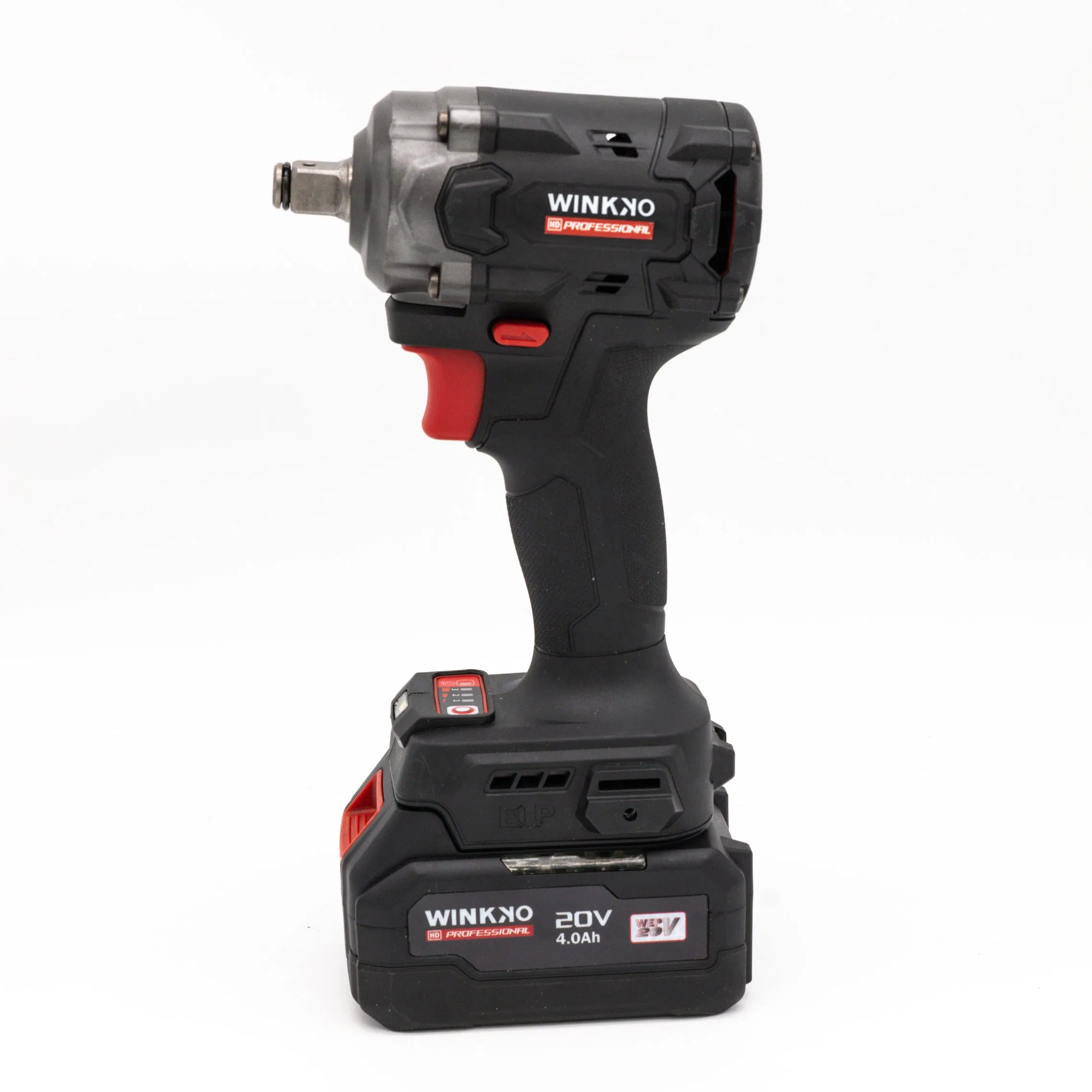 WINKKO 20V Brushless Impact Wrench Cordless Electric Power Tool with 410N.M Torque