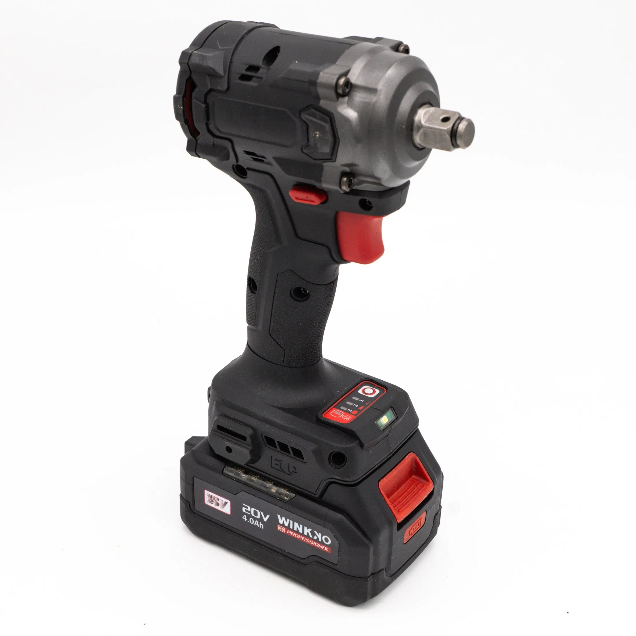 WINKKO 20V Brushless Impact Wrench Cordless Electric Power Tool with 410N.M Torque