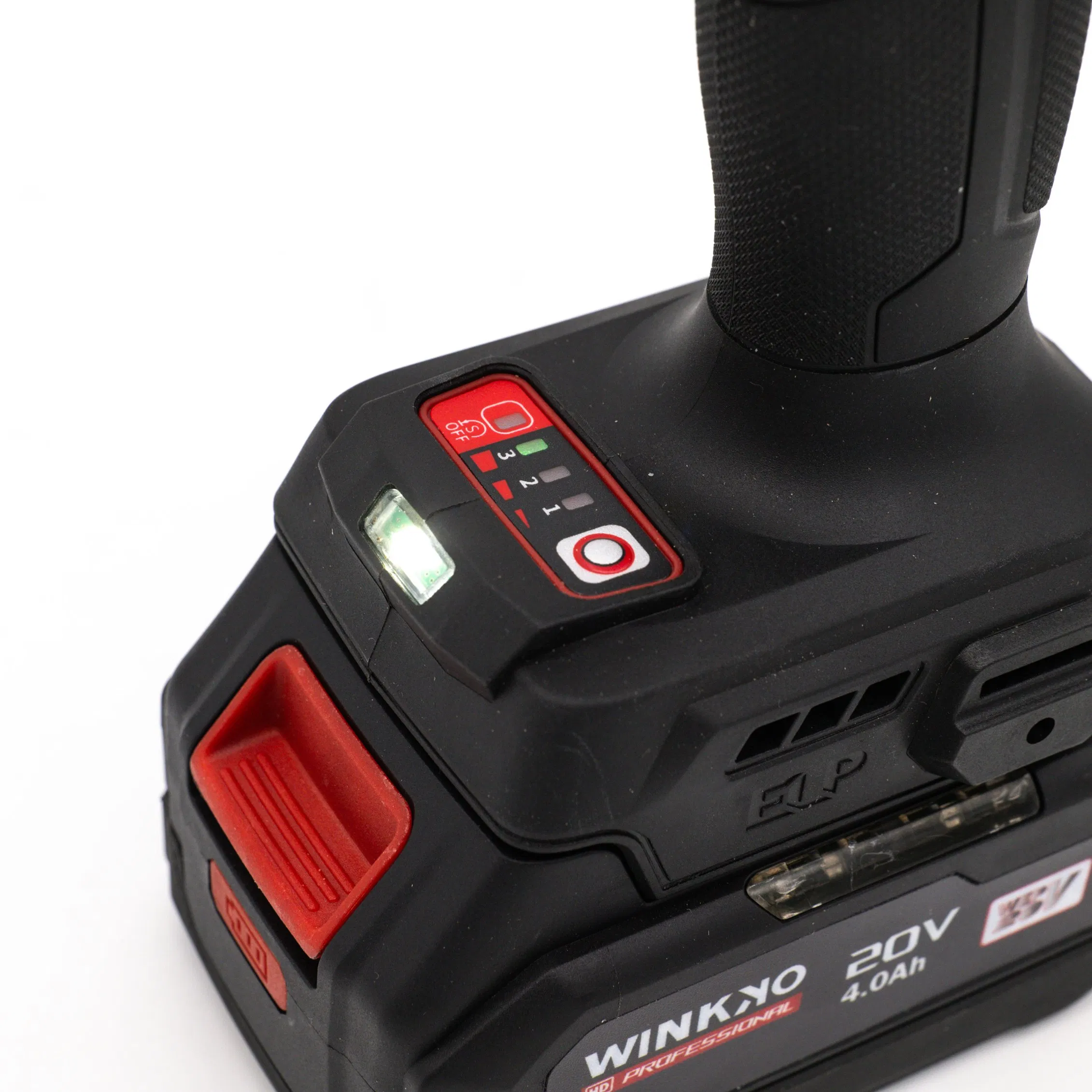 WINKKO 20V Brushless Impact Wrench Cordless Electric Power Tool with 410N.M Torque