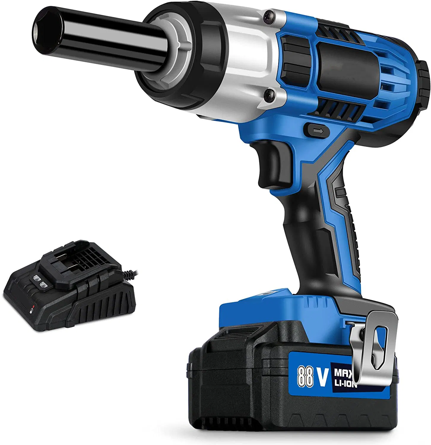 Shall 88V Cordless Impact Wrench 1/2 Inch 320Nm Electric Impact Driver with 4.0Ah Li-ion Battery