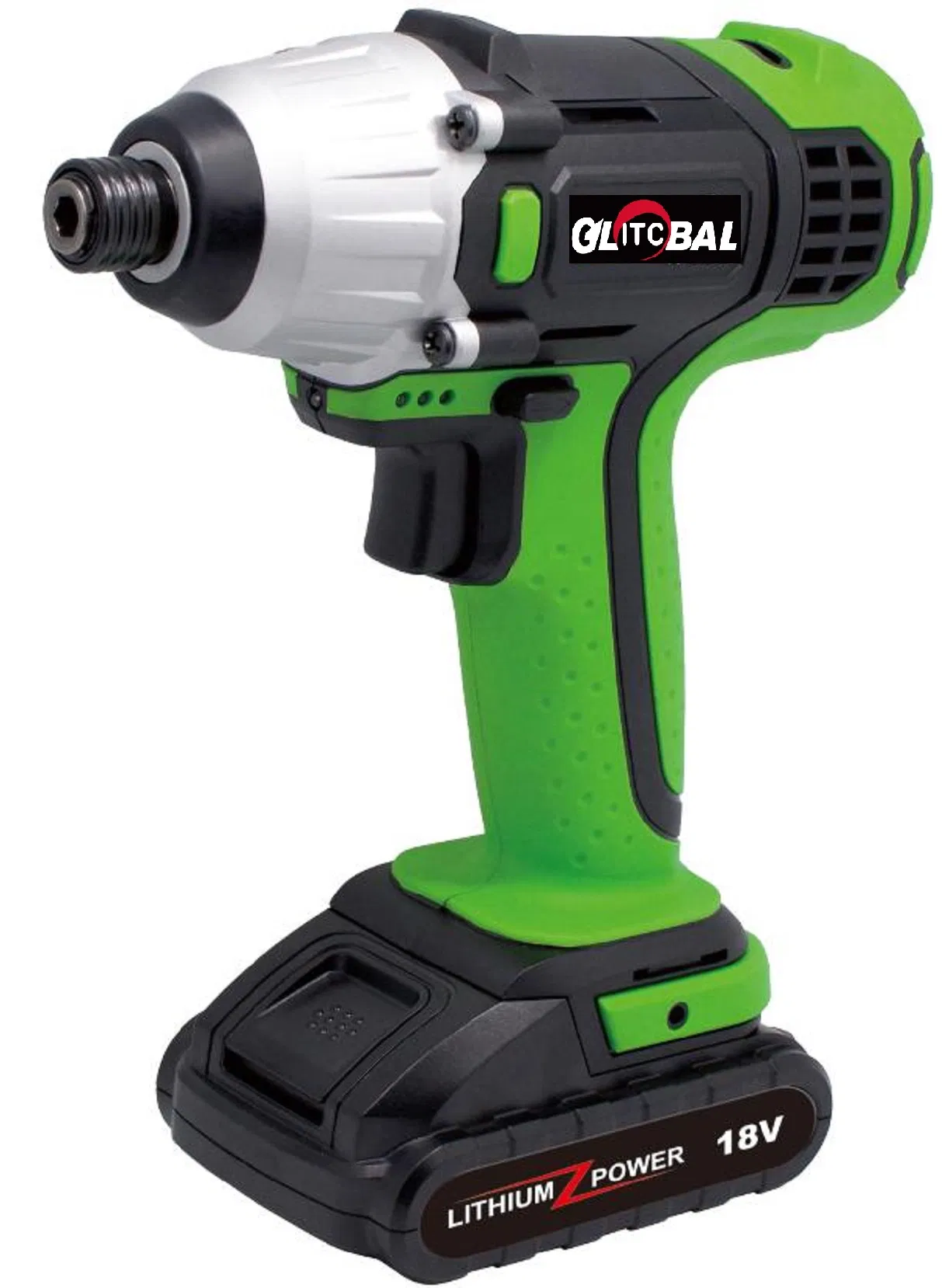 Greenline 400N.m Cordless Impact Wrench - 18V Lithium-Ion Electric Power Tool with LED Light