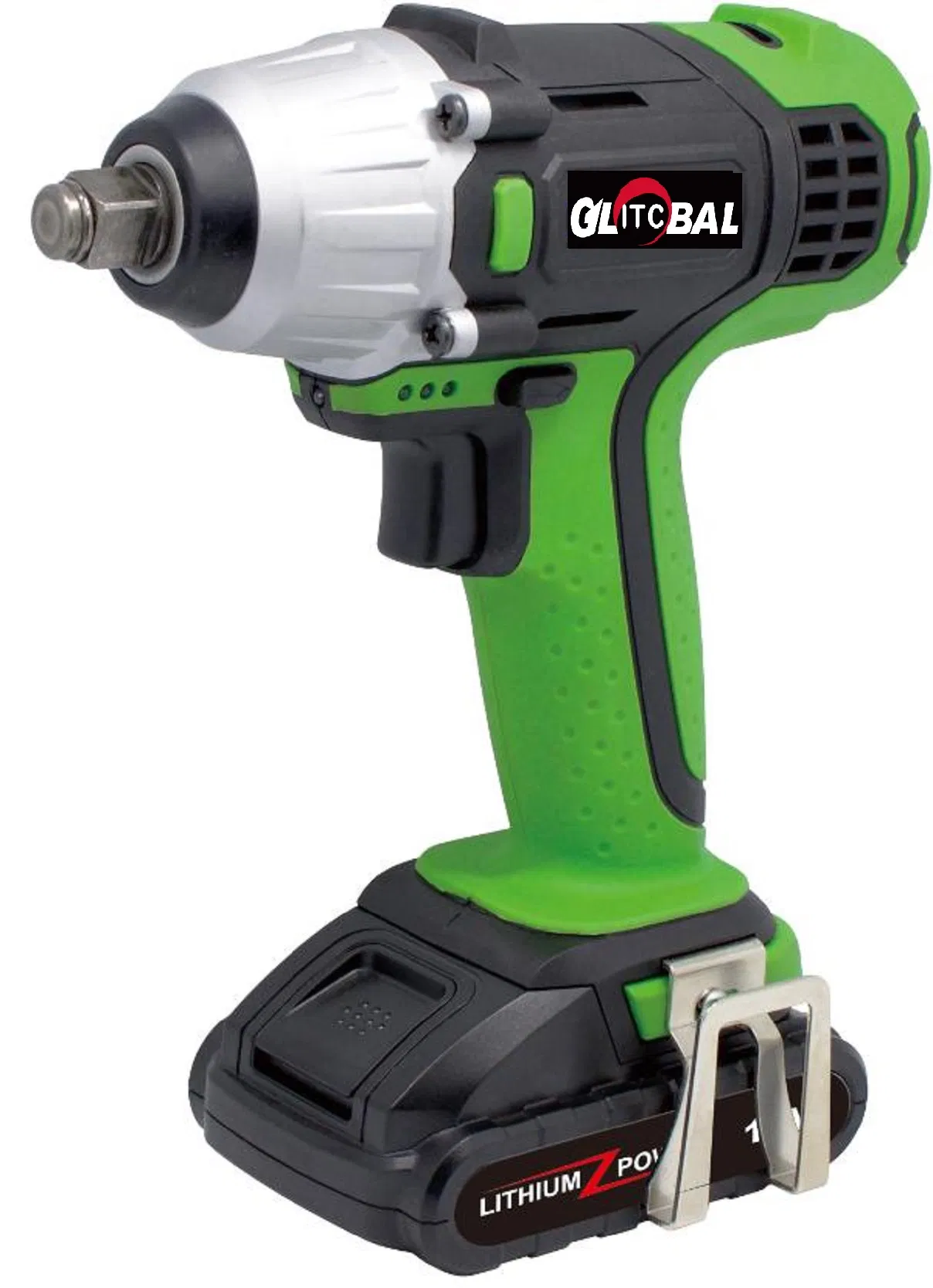 Greenline 400N.m Cordless Impact Wrench - 18V Lithium-Ion Electric Power Tool with LED Light