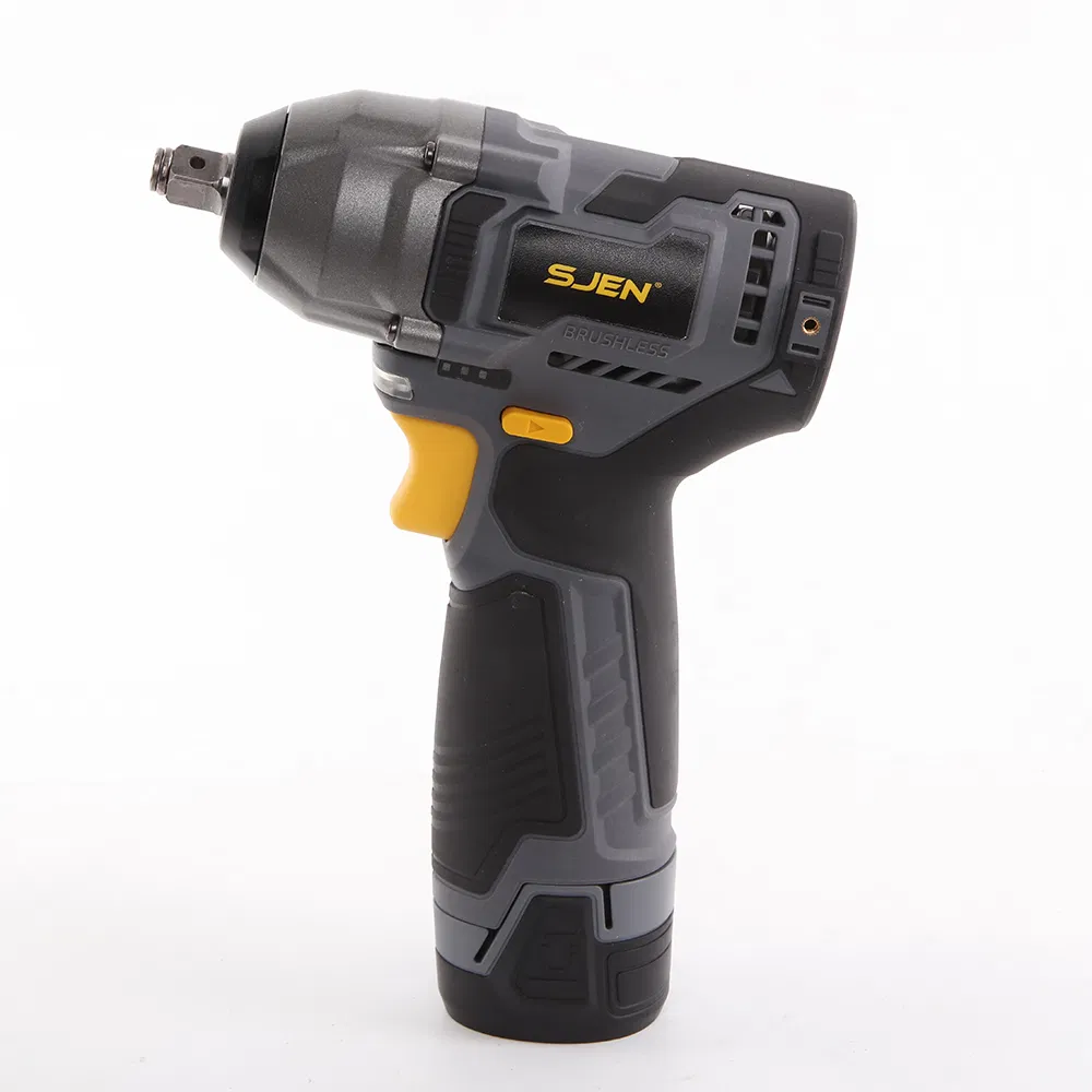 12V Brushless Cordless Impact Wrench Kit with 1500mAh Battery for Automotive Repair