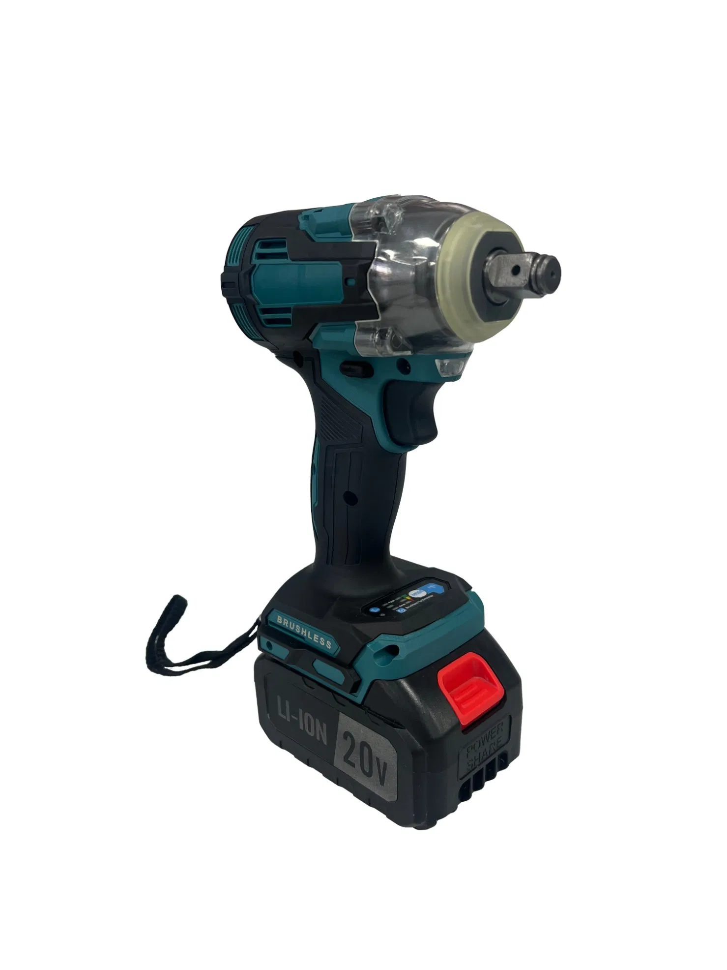 Professional 300Nm High Torque Cordless Impact Wrench with Lithium Battery