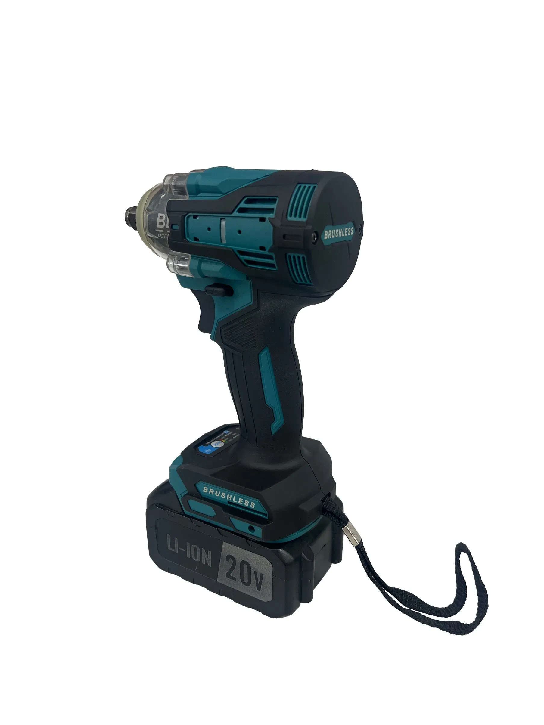 Professional 300Nm High Torque Cordless Impact Wrench with Lithium Battery