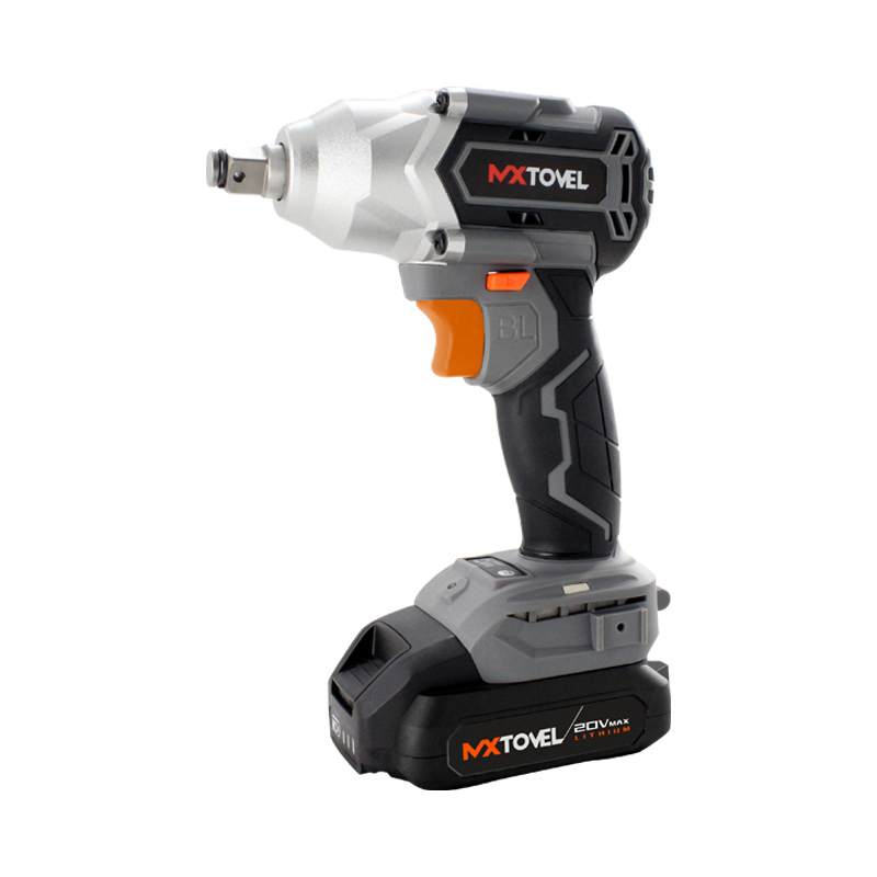 21V Brushless Cordless Impact Wrench - High Torque 350Nm Power Tool with LED Light
