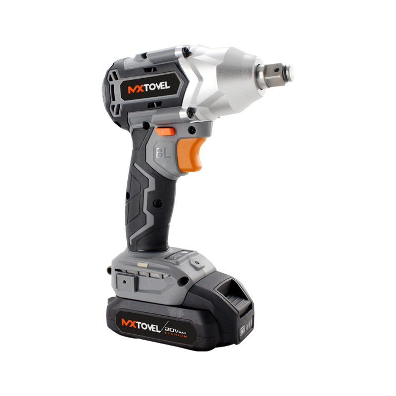 21V Brushless Cordless Impact Wrench - High Torque 350Nm Power Tool with LED Light