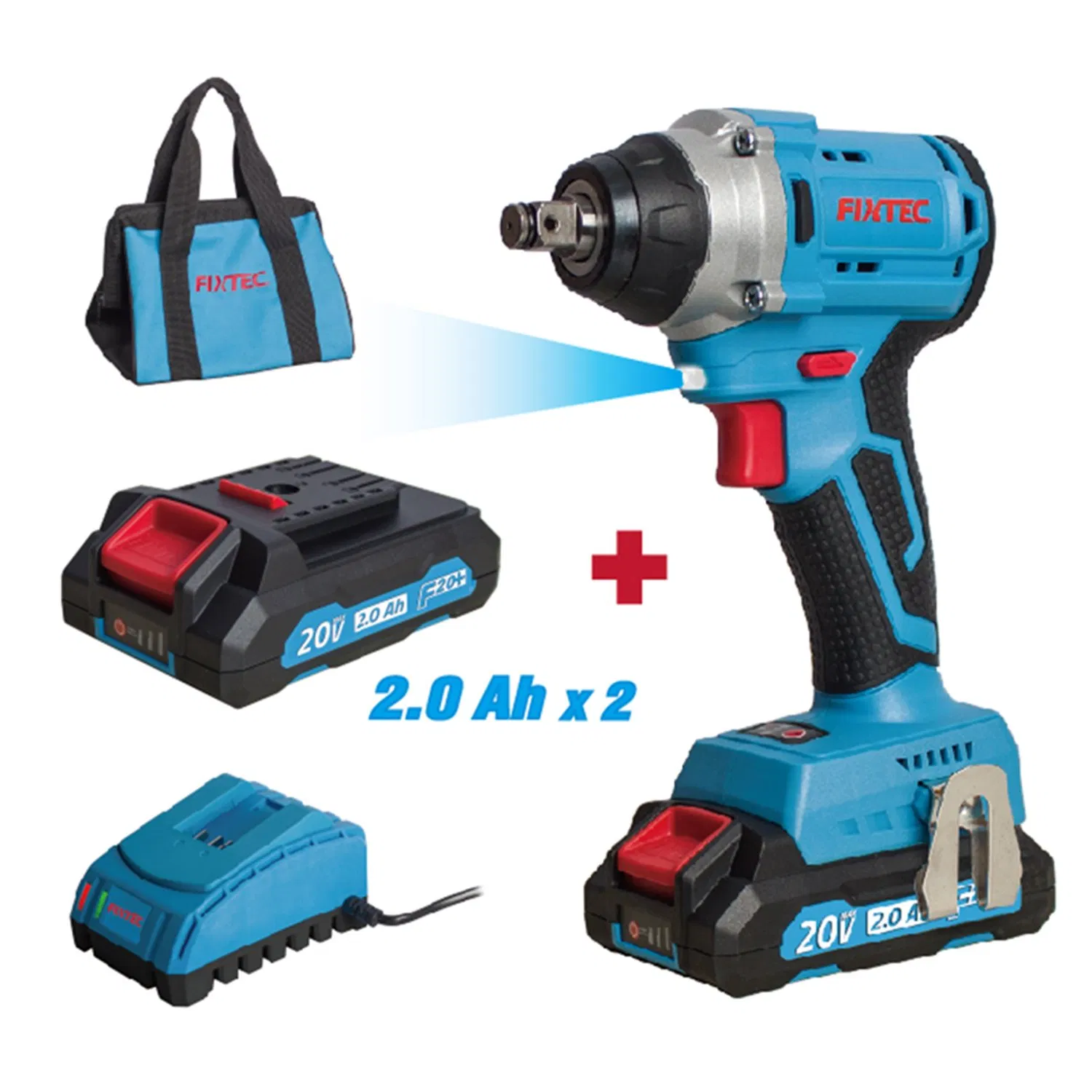 FIXTEC 710W 3300RPM Electric Impact Wrench Drill - Professional Power Tool for Heavy-Duty Applications