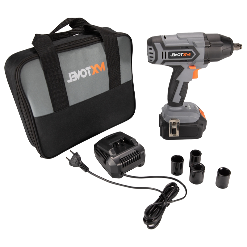 High Power Lithium Ion Battery Impact Wrench with 3600IPM Impact Rate for Heavy Duty Use