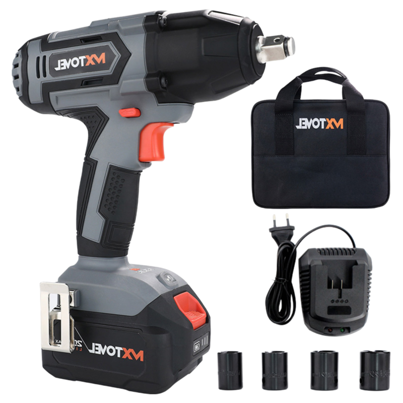 High Power Lithium Ion Battery Impact Wrench with 3600IPM Impact Rate for Heavy Duty Use
