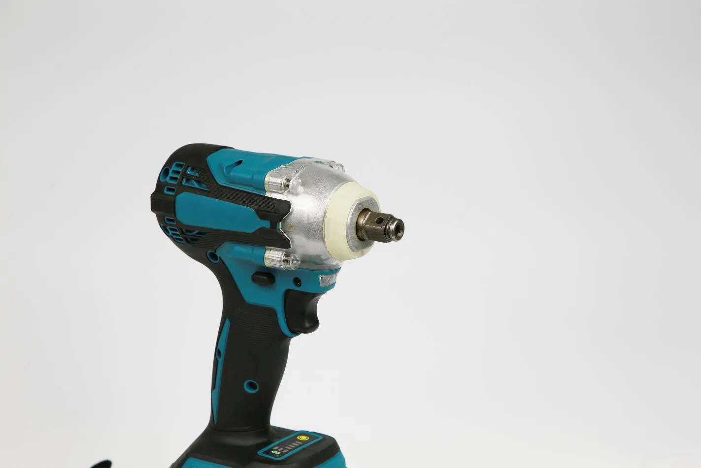 Heavy Duty 21V Cordless Electric Wrench with Locking Bit Holder and Belt Hook
