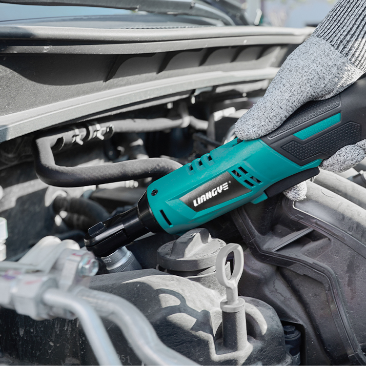 Professional 3/8 Inch Electric Ratchet Wrench 60NM Max Torque 250RPM No Load Speed