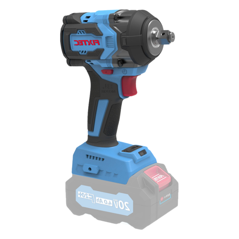 Industrial Grade 20V Brushless Impact Wrench 1/2 Inch 550Nm Max Torque Cordless Tool Manufacturer