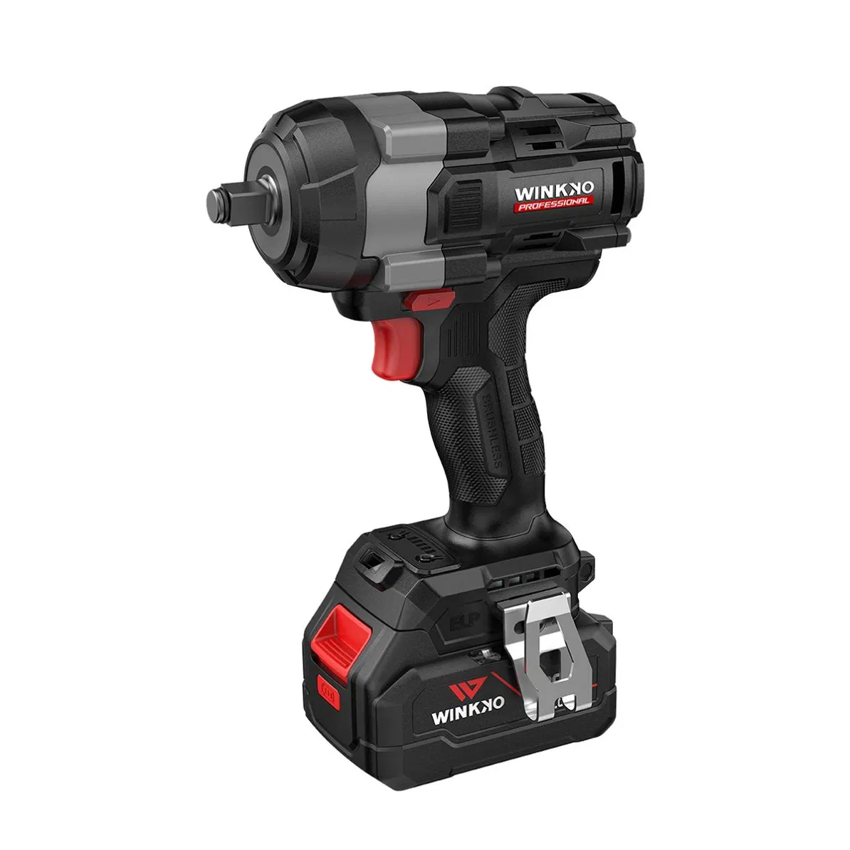 Professional 18V Lithium Battery Impact Wrench with 1300N.m Breakaway Torque