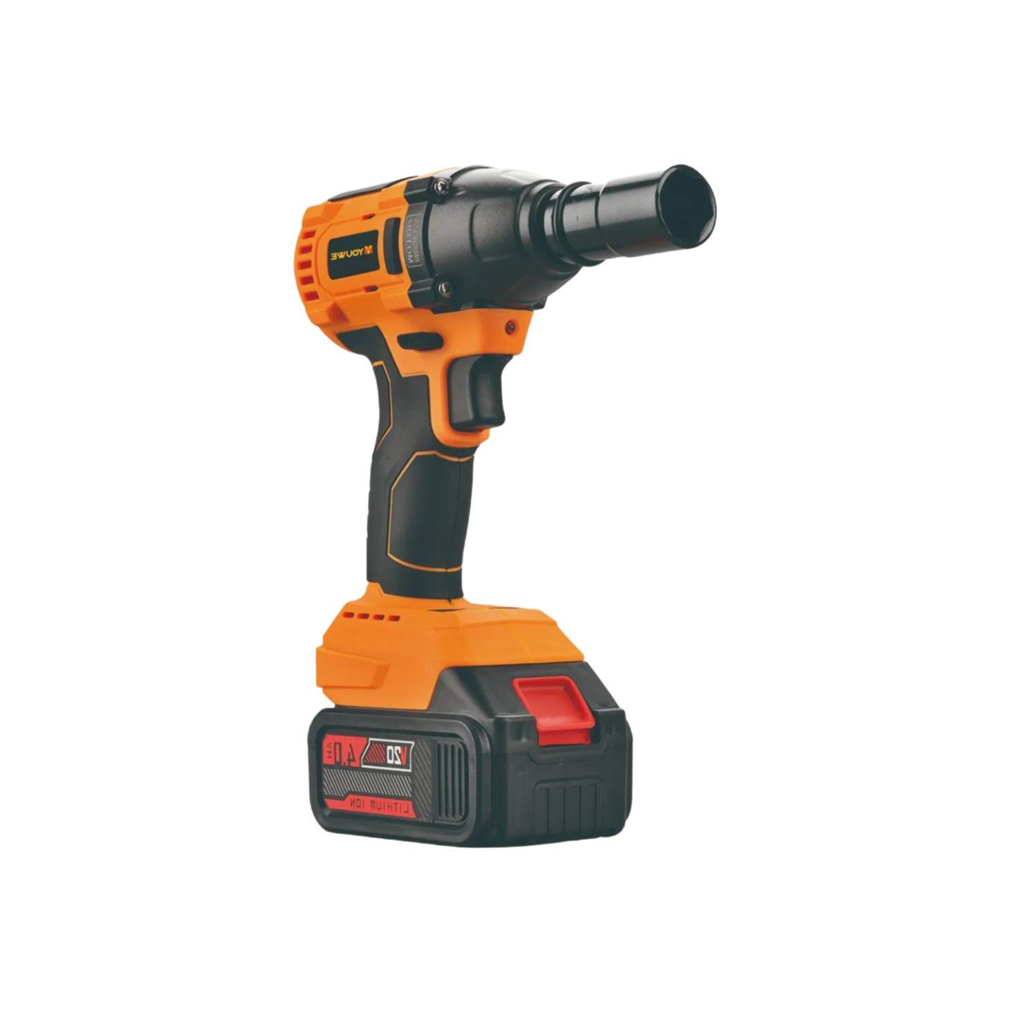 Professional 18V Lithium-Ion Battery Powered Impact Wrench 4500 RPM No-Load Speed