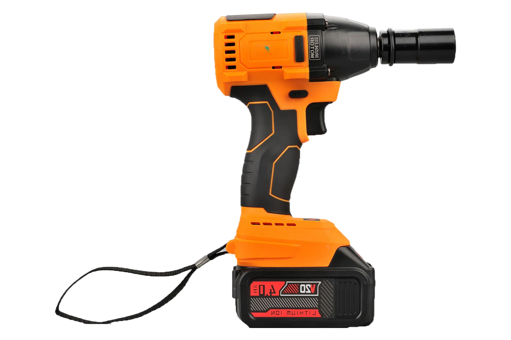 Professional 18V Lithium-Ion Battery Powered Impact Wrench 4500 RPM No-Load Speed