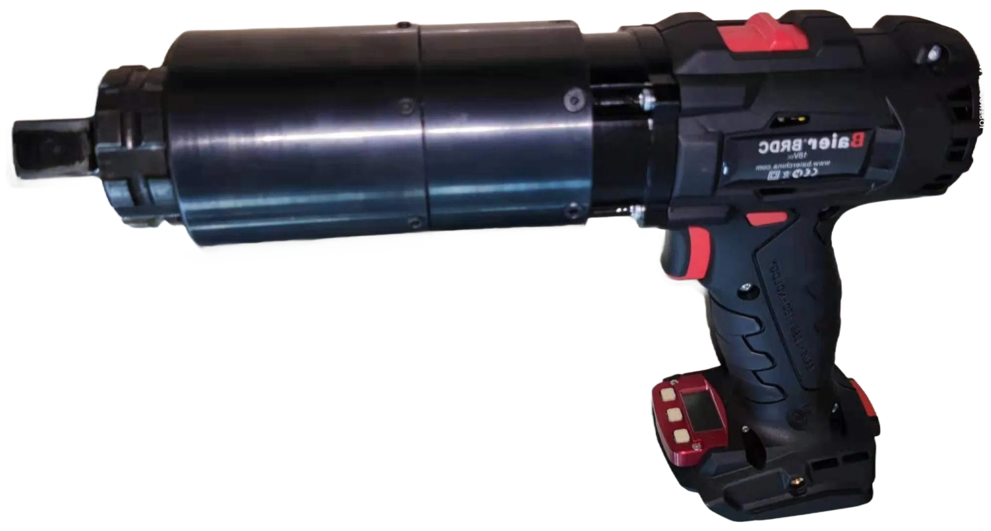 Industrial Grade 18V Battery Powered Torque Wrench with Planetary Gear Reducer and Data Export