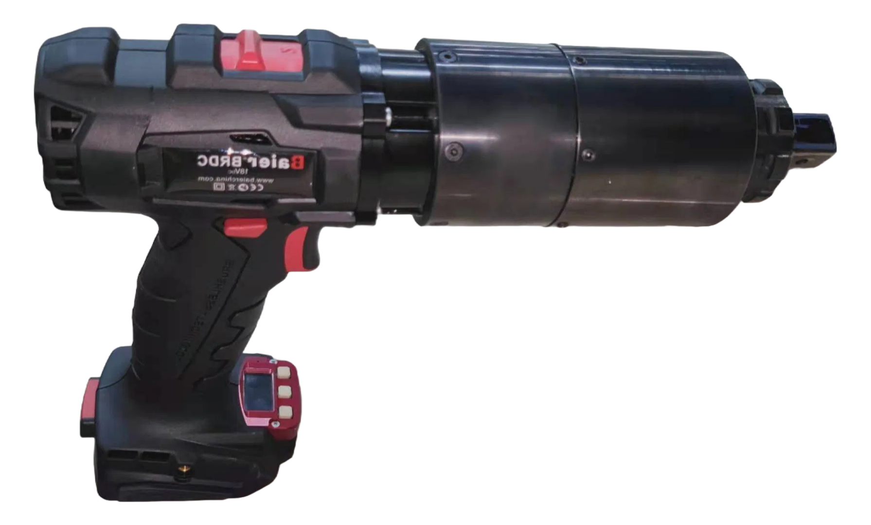 Industrial Grade 18V Battery Powered Torque Wrench with Planetary Gear Reducer and Data Export