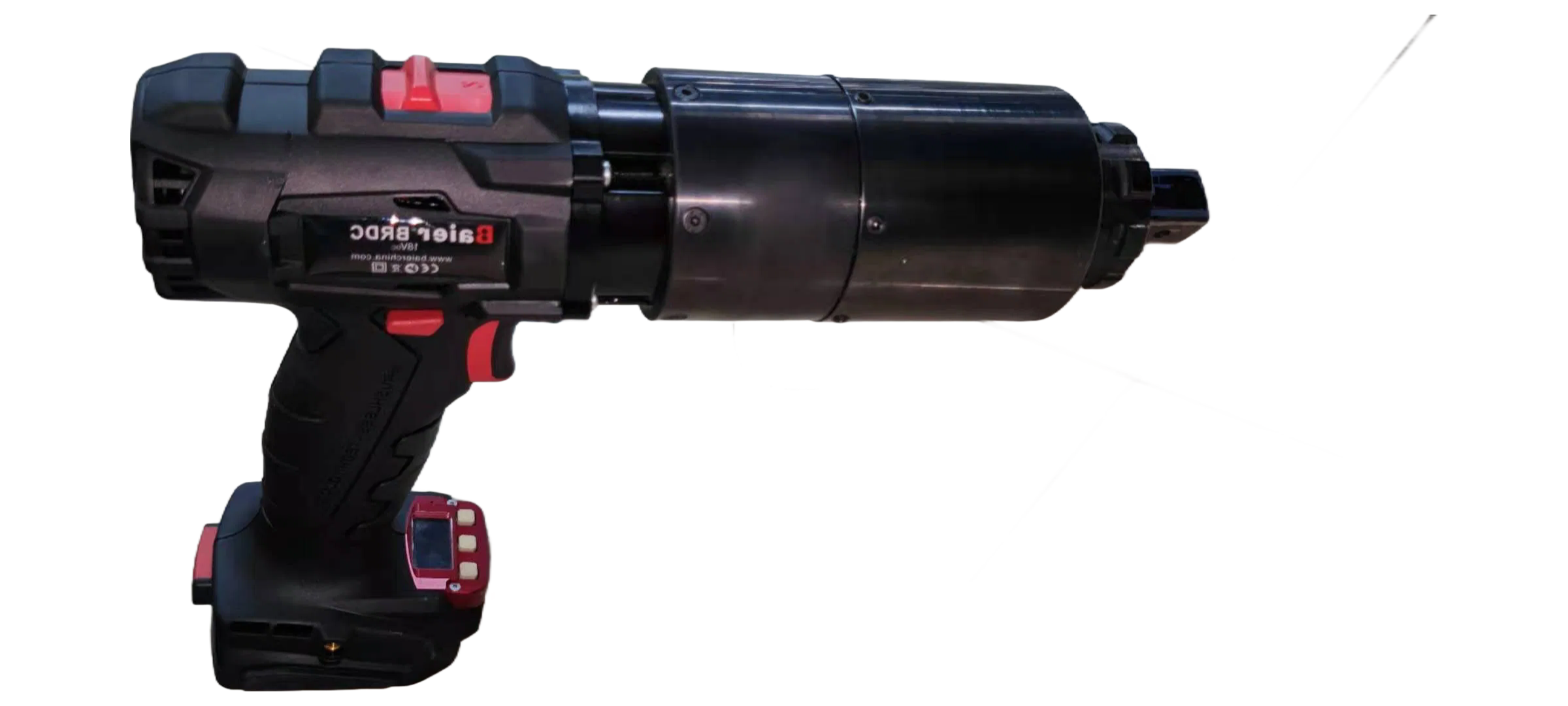 Industrial Grade 18V Battery Powered Torque Wrench with Planetary Gear Reducer and Data Export