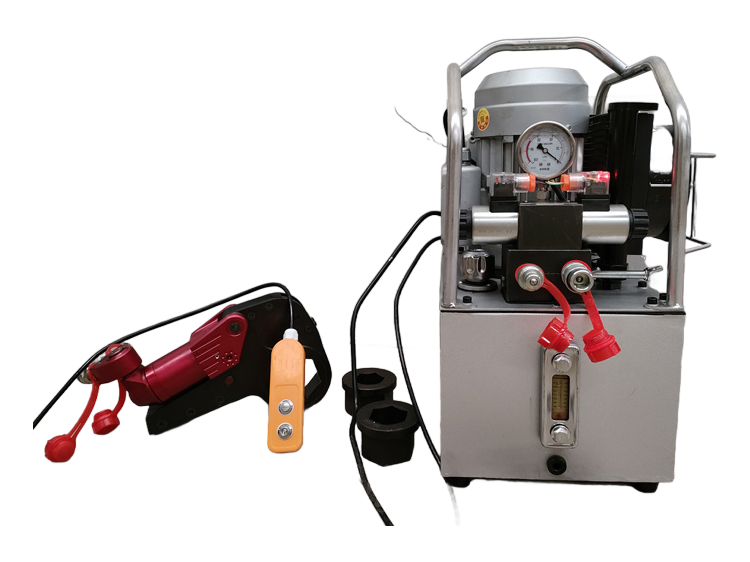 Customizable Hollow Hydraulic Torque Wrench Set with 360° Swivel Coupling