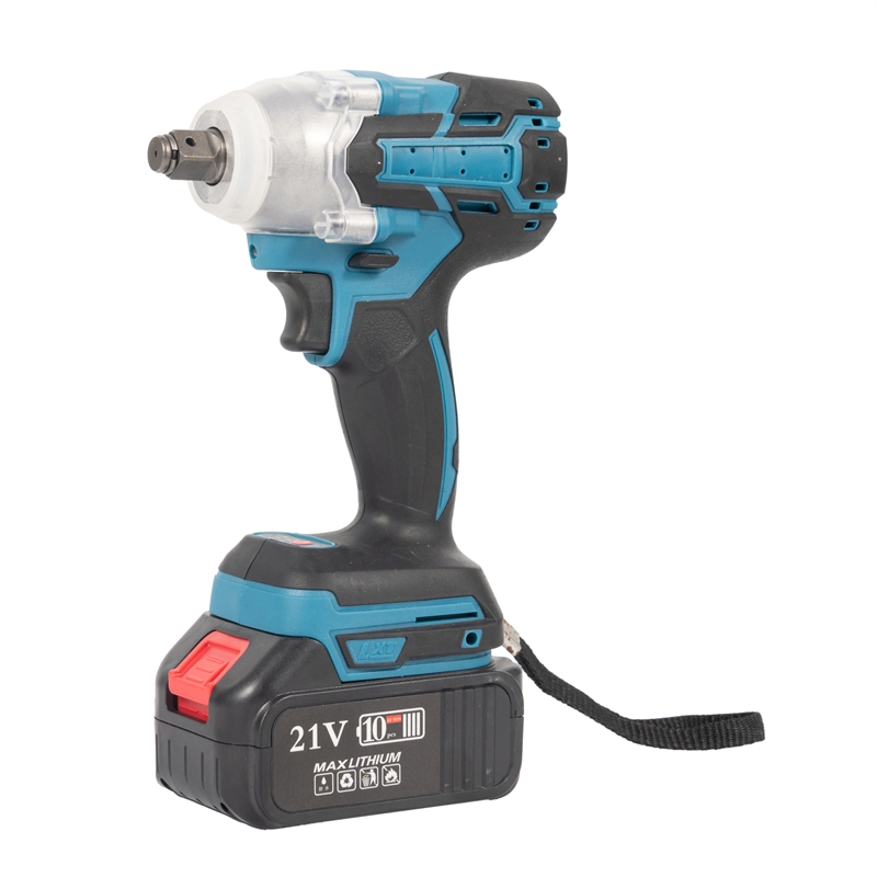 Professional Grade 21V Cordless Impact Wrench Kit with 4.0Ah Battery and Charger for Construction