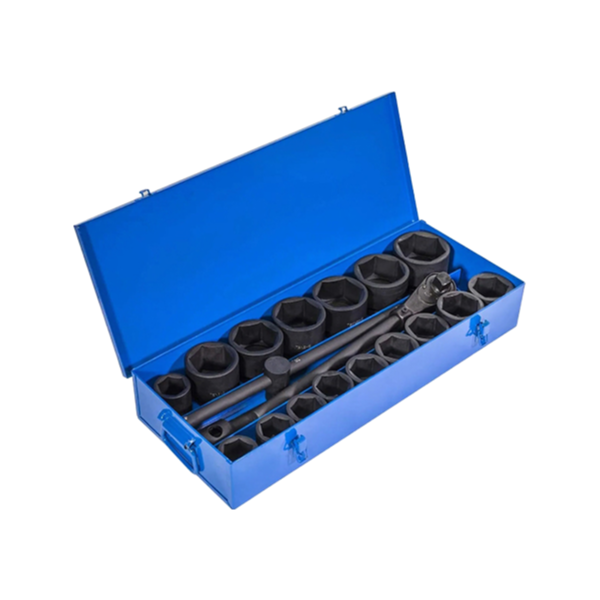 High-Quality Chrome Molybdenum Steel Impact Socket Kit with Corrosion Resistance Coating