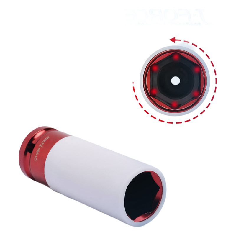 360° Scratch-Resistant Wheel Protector Impact Socket Kit with Damage-Free Inserts