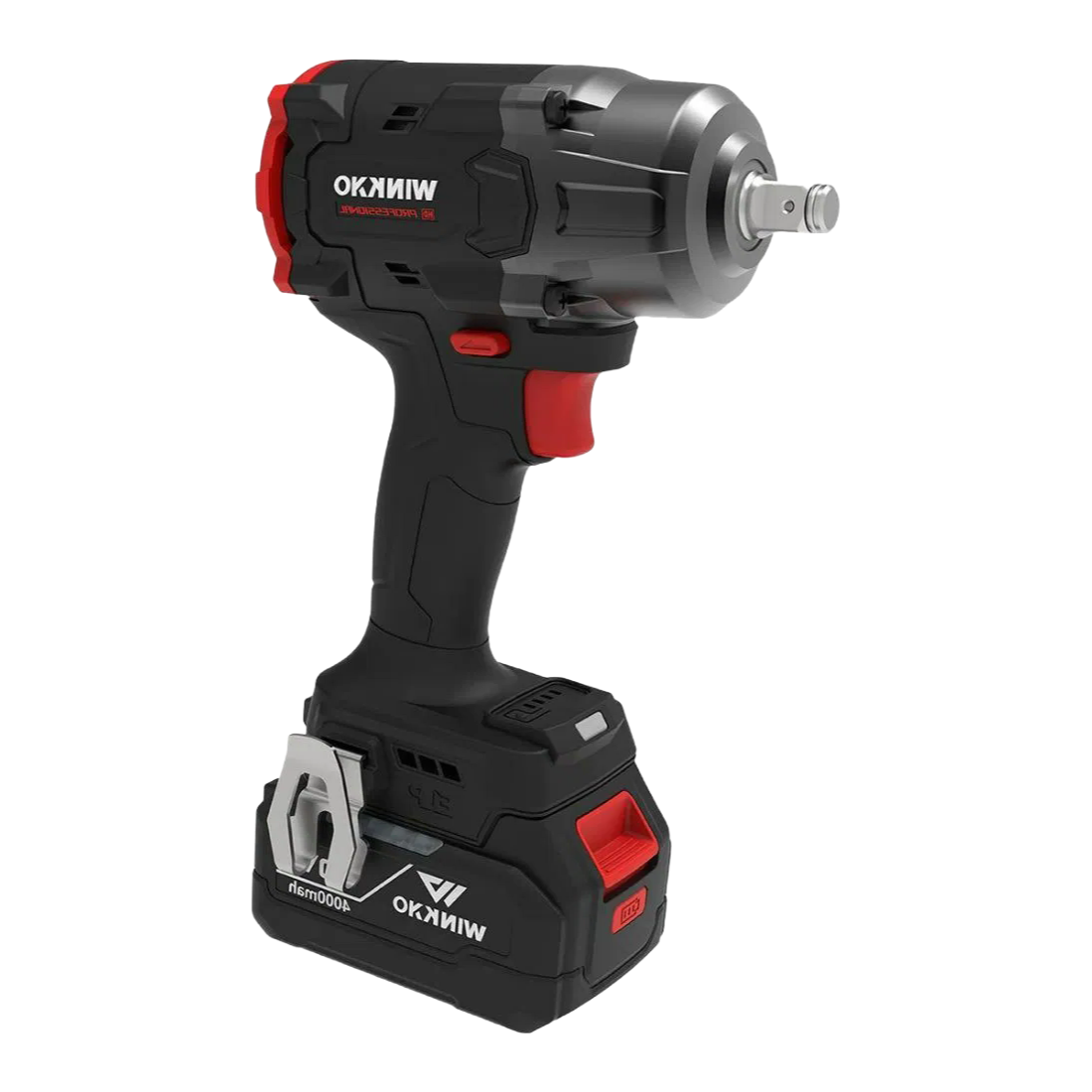 WINKKO Brand 2400RPM Brushless Motor Impact Wrench with Forward/Reverse Function