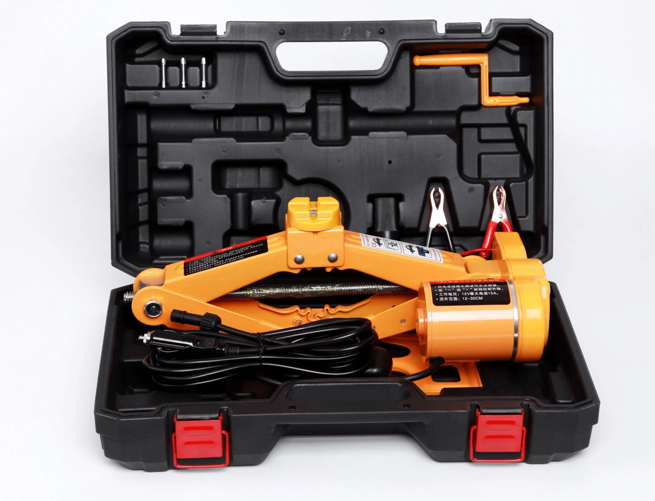 12V DC Hydraulic Bottle Jack Set with 480nm Wrench for Cars SUVs and MPVs
