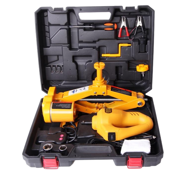 12V DC Hydraulic Bottle Jack Set with 480nm Wrench for Cars SUVs and MPVs