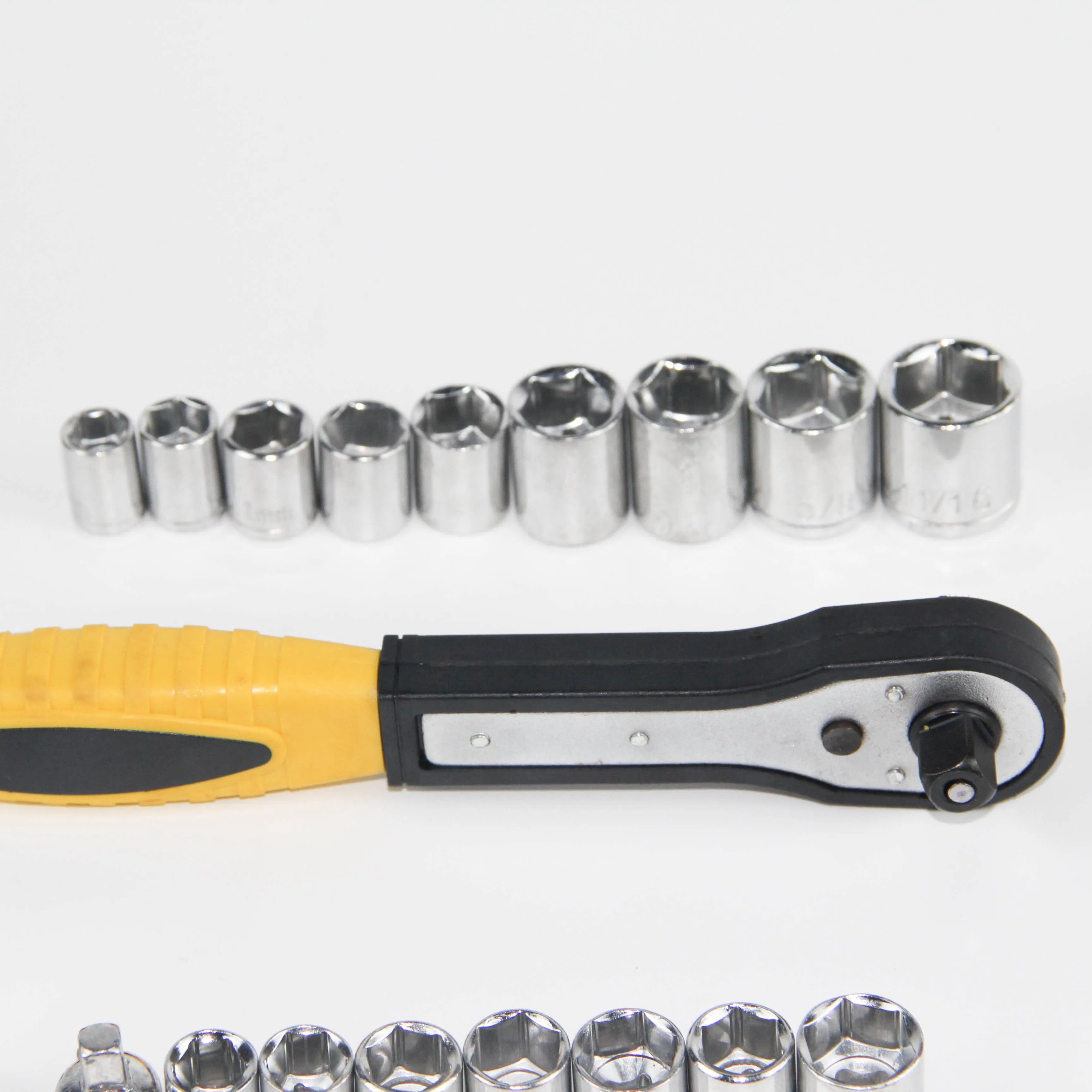 38PCS Professional Hand Tools Wrench Set with Combination Repair Kit for Vehicle Maintenance