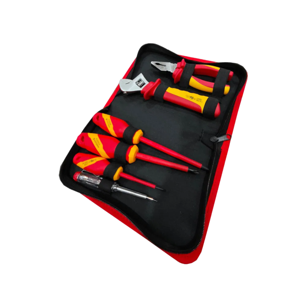 Industrial Grade VDE Insulated Pliers and Screwdriver Set for High Voltage Applications