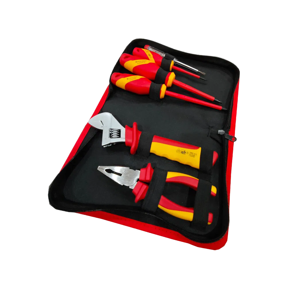 Industrial Grade VDE Insulated Pliers and Screwdriver Set for High Voltage Applications