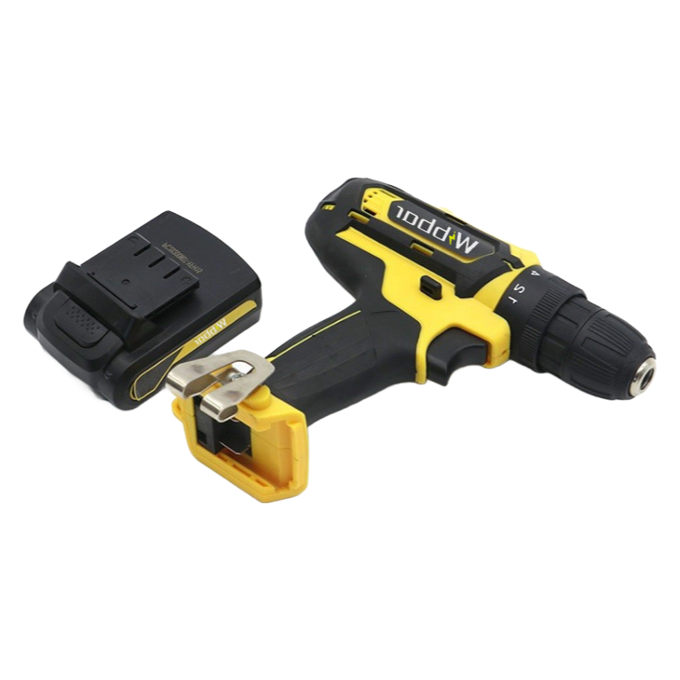 10mm Chuck Rechargeable Lithium Battery Electric Hand Drill with Dual Speed Adjustment