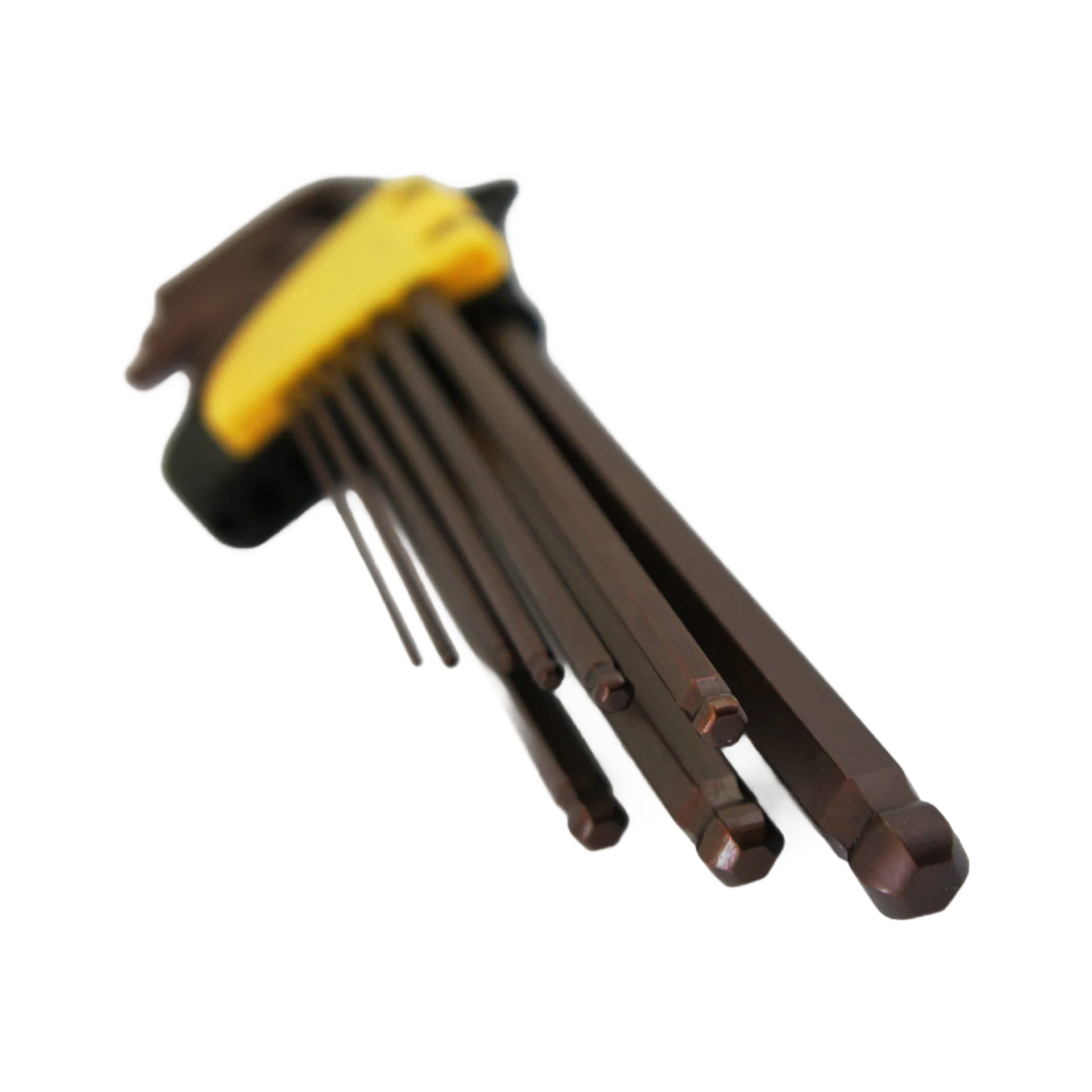 Customizable 9PCS Ball Head Hex Key Set with Bronze Surface Treatment and Various Sizes