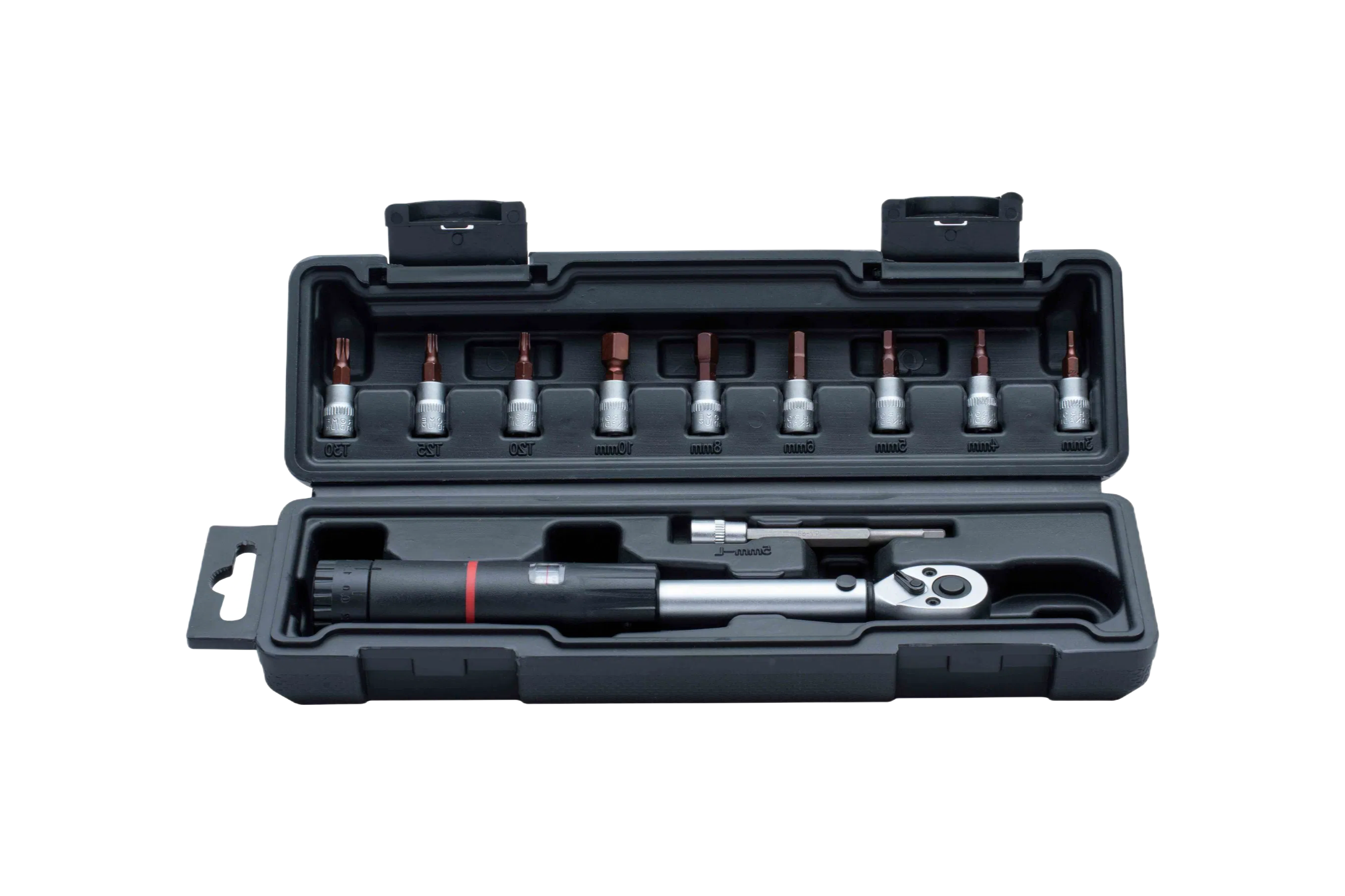 Professional 1/4 Inch Drive Torque Wrench Set 2-20 N.m with Spark Plug Socket for Bicycle Maintenance